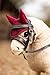 LeMieux Miniature Toy Pony Ear Bonnet - Handmade Crochet - Soft Faux Suede Ears - Braiding Detail & Logo - Ages 3+ - Machine Washable - Ember - One Size