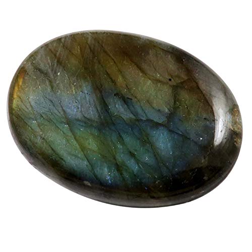 Labradorite cabochon ovale de 99,5 carats de qualité gemme naturelle