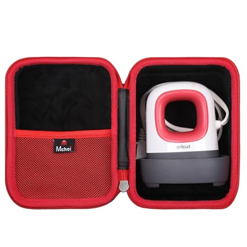 Mchoi Hard Case Suitable for Cricut Easy Press Mini/DODODUM EasyPress Mini Heat Press Machine, Waterproof Shockproof Mini Heat Press Protective Case, Case Only
