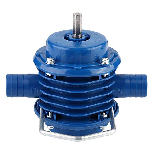 Fdit Multipurpose Self Priming Transfer Pump Selbstansaugende Handbohrmaschine Wasserpumpen Tragbare Haushaltskleinpumpe für Bohrmaschinen mit korrosionsbeständiger Welle Gebraucht MEHRWEG VERPAKUNG