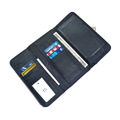 Western Rhinestone Bling Buckle Accent Wallet - Brown Leopard3