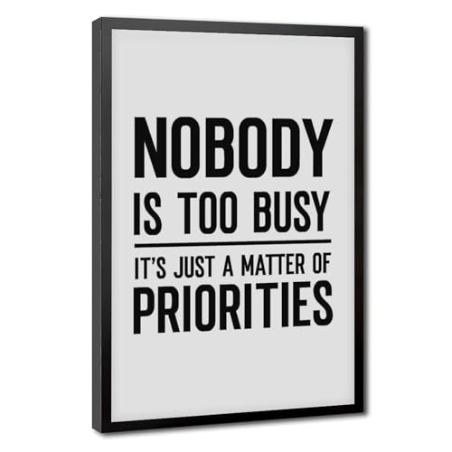 Poster de motivation noir et blanc pour habiller le mur de votre chambre à coucher