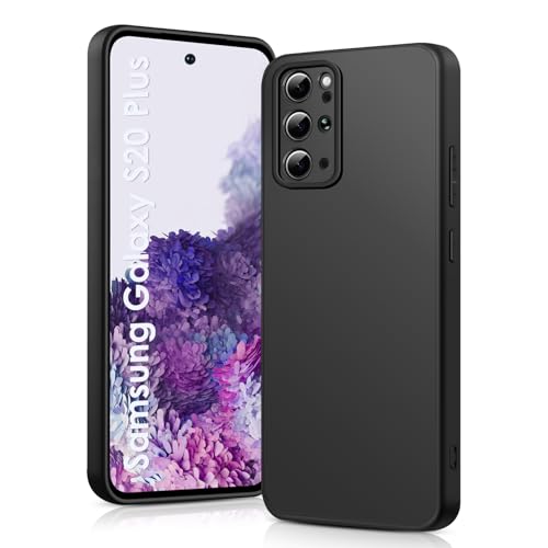 ICEDIO Hülle für Samsung Galaxy S20 Plus 4G 6 7 Zoll Ultra Dünn Flüssig Silikon Handyhülle Weiche Stoßfeste Kratzfest Anti-Fingerabdruck Schutzhülle Case für Galaxy S20 Plus