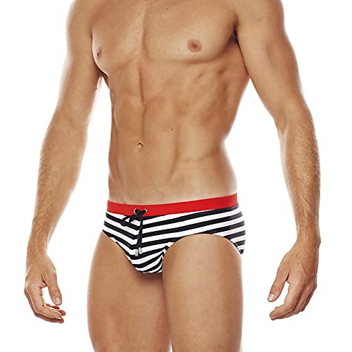 UXH Mens Swimsuit Briefs Padded Swimwear Male Strips Sexy Swimming Board Beach Surfing Swim2