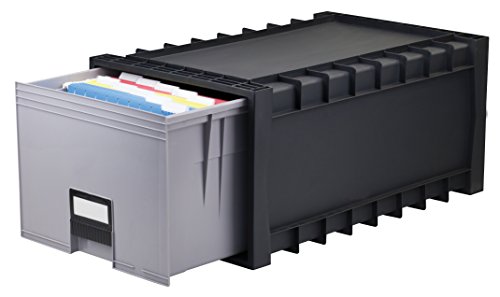 Storex, Stx61106U01C, Archive Files Storage Box, 1 / Each, Black,Gray #TOP1