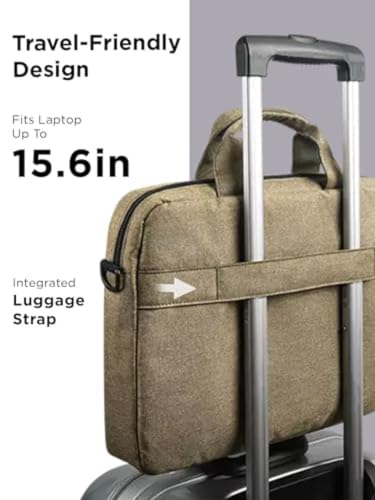 Image of Lenovo Laptop Bag T210, Messenger Shoulder Bag for Laptop or Tablet, Sleek, Durable & Water-Repellent Fabric