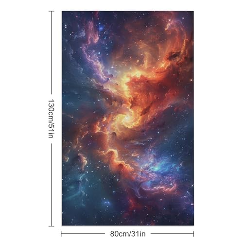 Serviette de plage cosmique 130x80cm compacte et ultra absorbante - 3