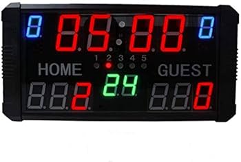 Amazon | Spolehli 14桁 LED スコアボード 収納袋付き 図解説明