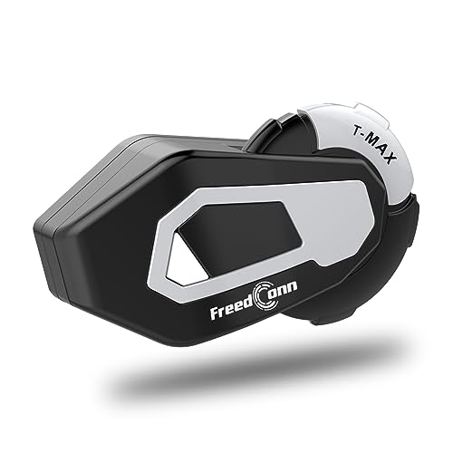 Image of FreedConn Motorcycle Bluetooth Headset T-MAXS Motorcycle Communication Systems 6 Riders 1000M Group Helmet Intercom with Music Sharing FM Radio CVC Noise Cancellation Accessories