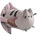 GUND Pusheen The Cat Squisheen Log Plush, Squishy Stuffed Animal for Ages 8 and Up, Gray, 11”