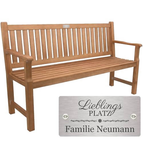 Sterngraf Geburtstagsbank mit Gravur-Schild zB. Lieblingsplatz...