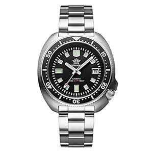 ADDIESDIVE Heren horloge roestvrij staal 007 Sports NH35A automatisch horloge BGW9 saffierglas met super heldere keramische ring