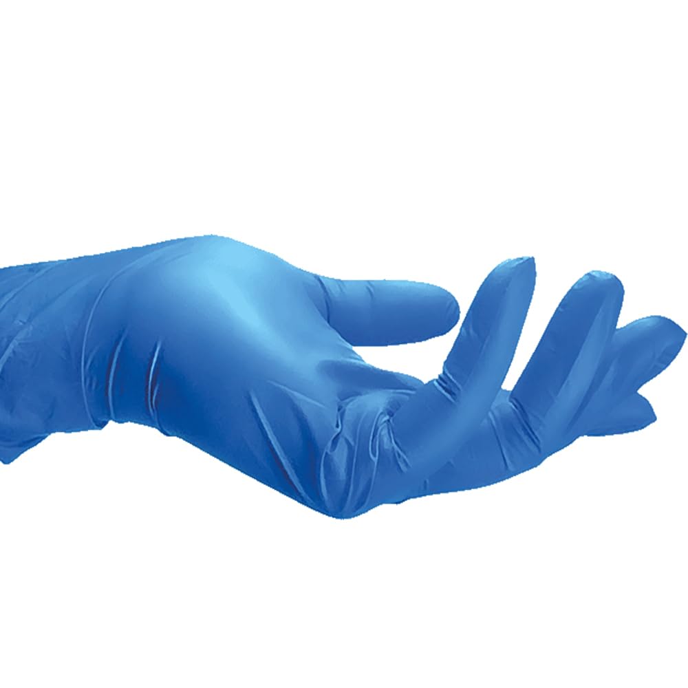 2000 Guanti Nitrile Blu S senza polvere, senza lattice, ipoallergenici, Guanti Monouso Nitrile per Ospedali, Estetisti, Case di Cura e Pulizia della Casa