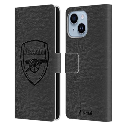 Étui Arsenal FC Noir Crête 2 pour iPhone 14 Plus Head Case Designs