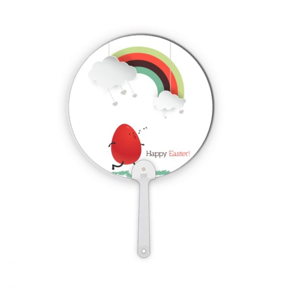 Œuf arc-en-ciel rond plastique incassable pour remplacer les vrais oeufs de Paques fragiles