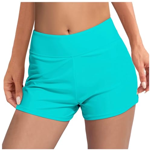 Generisch Bañador para mujer, a prueba de fugas, cintura ancha, para niñas y adolescentes, verde menta, XL