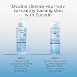 Eucerin Hydrating 3-in-1 Micellar Water, Formulated with Hyaluronic Acid, 6.8 Fl Oz Bottle - Image 4
