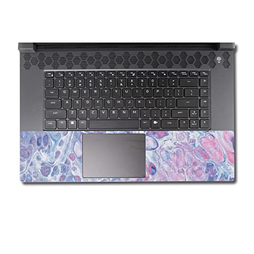 Image of MightySkins Carbon Fiber Skin Compatible with Alienware M17 R5 (2022) Full Wrap Kit - Pastel Pour | Protective, Durable Textured Carbon Fiber Finish | Easy to Apply & Change Styles | Made in The USA