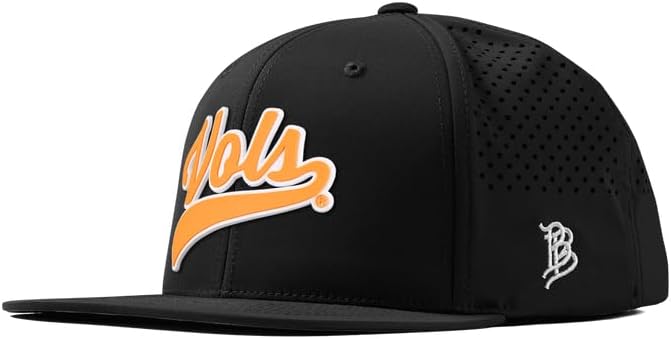 Branded Bills Officially Licensed x Tennessee Volunteers Flat Performance Collection Tennessee Vols Script PVC