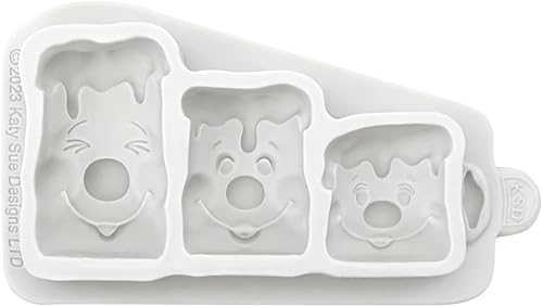 Miniatura 2 de Katy Sue Molde de silicona para malvaviscos derretidos para decoración de pasteles y manualidades. Úsalo con fondant, pasta de azúcar, pasta de