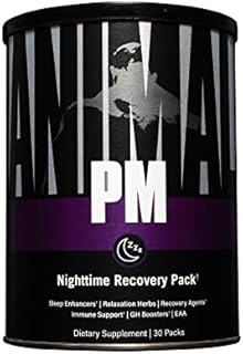 Animal PM - Zinc, Magnesium, Vitamin B6 - GBA + AKG - Immune and Recovery Complex - Sleep and Relaxation Complex - Night time Anabolic Recovery Stack - 30 Night Supply