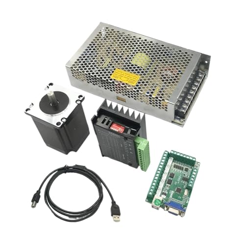 Moteur pas à pas Nema 23 57mm avec pilote TB6600 3A et alimentation 350W pour CNC Mach3