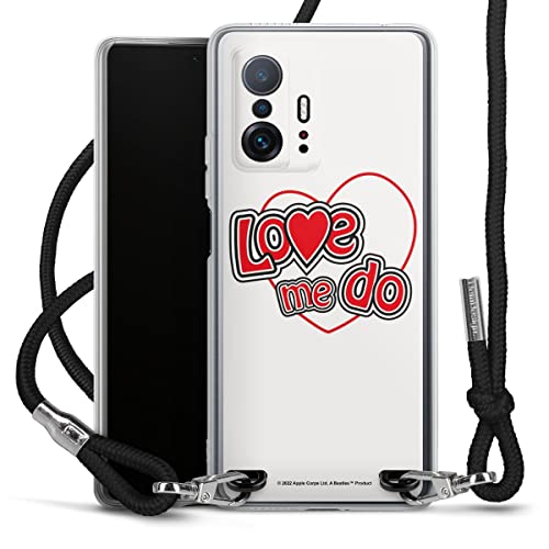 DeinDesign Coque Collier Compatible avec Xiaomi 11T 5G Coque avec Cordon Coque avec Cordon Love Me Do The Beatles… - Les Beatles, Paul McCartney, John Lennon, RIngo Starr, George Harrison DeinDesign Coque Collier Compatible avec Xiaomi 11T 5G Coque avec Cordon Coque avec Cordon Love Me Do The Beatles…