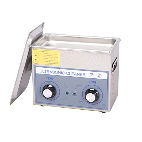 Mxmoonant 超音波 洗浄機 3Ｌ 超音波洗浄器 超音波クリーナー 45㎑ 時間調節可 加熱可 業務用 家庭用 洗浄パワー120W 加熱パワー100W 金具 回路基板、部品 眼鏡、時計、ひげそり、ジュエリー、通信機器、プリンターヘッド、ウォークマン用 日本語説明書付き (AC100-120V・50/60Hz)