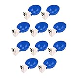 Hapivida Bebedero Automático para Aves de Corral, Bebedero Automático de Gran Capacidad para Gallinas, Patos, Gansos, Codornices, Palomas, Pavo, 10 Uds.(Azul)
