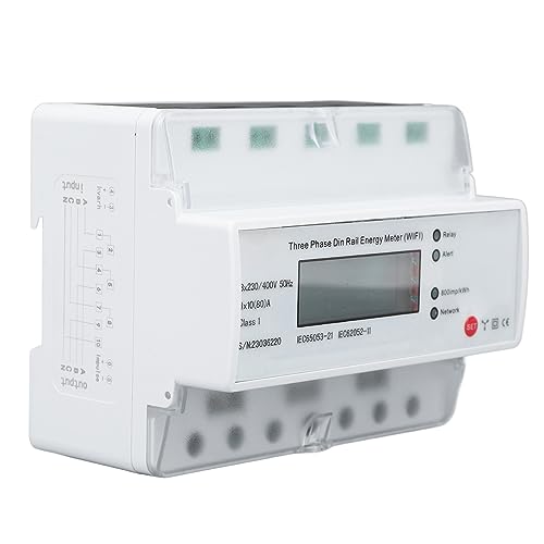 Medidor de electricidad inteligente 4G trifásico 4 hilos miniatura 1