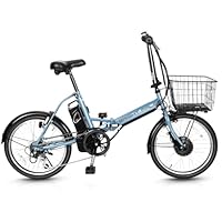 Amazon | Bright Pale 電動アシスト自転車 20インチ 24V7.8Ah
