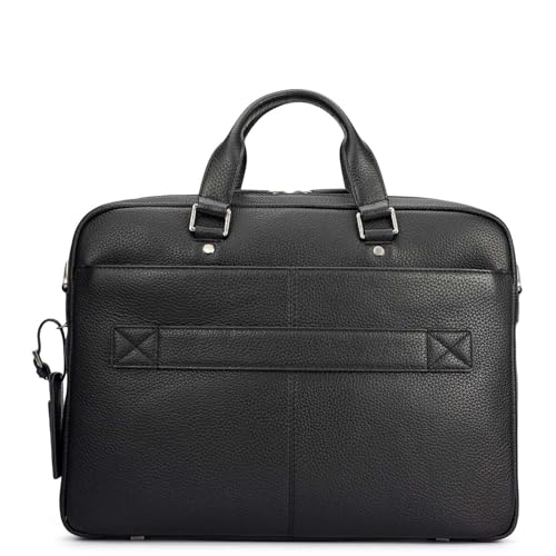 Image of Da Milano LeatherLaptop Bag for Men & Women | Laptop Messenger Bag | Fits Up To 15 inch Laptop | Ideal for Office Purpose (10122)