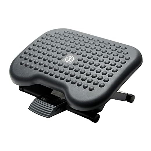 Fellowes 779030 - Reposapiés Ergonómico para oficina Soporte para pies ajustable en altura e inclinación, antideslizante y con efecto masaje, Azul