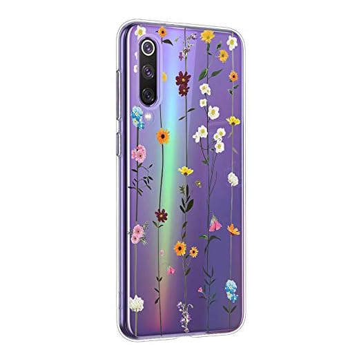 Oihxse Mandala Flores Encaje Patrón Serie Case Compatible con Huawei P8 Lite 2017 Funda TPU Silicona Suave Protector Ultra Slim Anti-Rasguño Transparente Carcasa (A15)