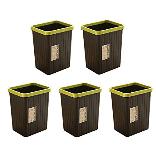 Corbeille à papier bureau et maison lot de 5,2 litres pour cuisine et salle de bain