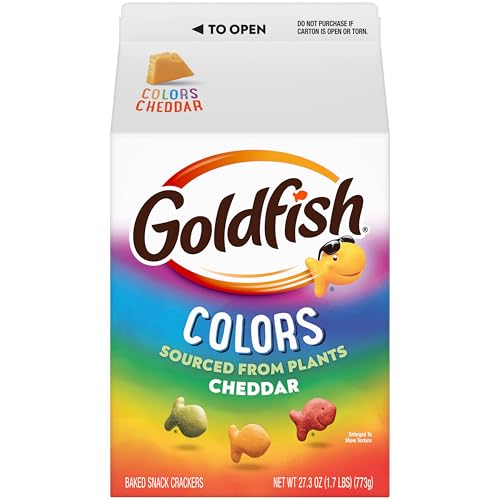 Goldfish Colors Cheddar Cheese Crackers...