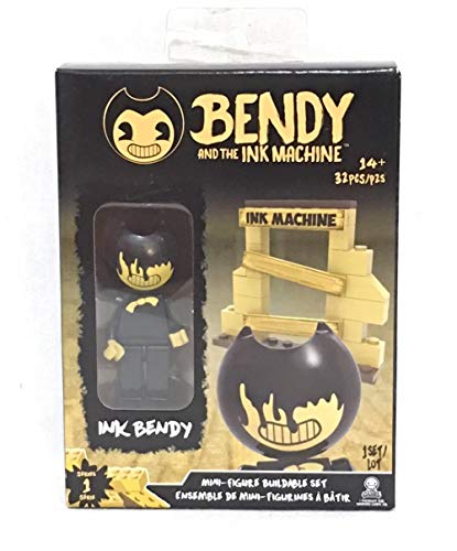 Basic Fun Bendy The Ink Machine - Ink Bendy Buildable Mini-Figure Set (32 Pieces)
