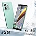 Unlocked 3G Cheap Mobile Phone with 5.0 inch HD Screen, 3500mAh Big Battery, 16GB ROM Android 9.0 Dual SIM Dual Standby, Support WiFi/Bluetooth/Face ID (White)