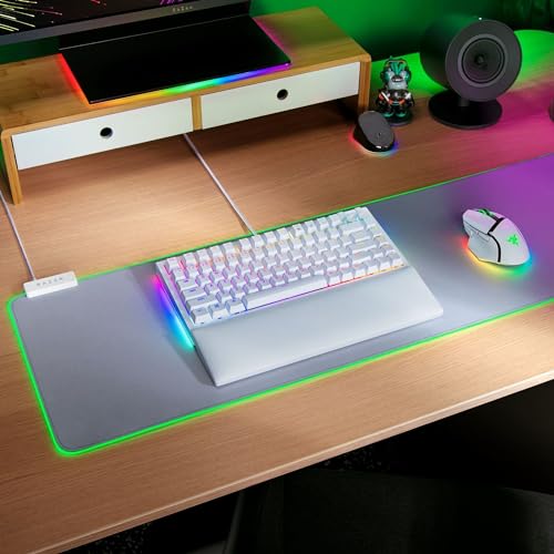 Razer BlackWidow V4 75% Mechanical Gaming Keyboard, Orange Tactile, White - image 8