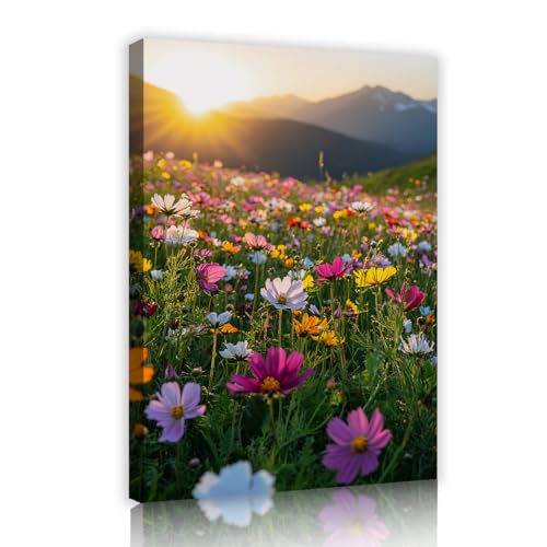 Toile Art mural Mountain Sunrise, impression haute définition 55x82