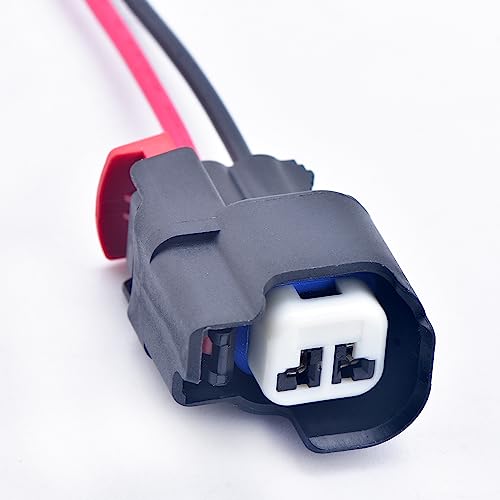 DECKBU 2 Pin Auto Waterproof Connector ABS Sensor Fuel Injector Plug for Chrysler Jeep Cherokee Wrangler