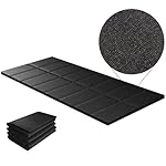 Bike Mat Compatible with Peloton Bike Trainer Mat Non-Slip Shock Absorbing Gym Floor Mat to Protect Hardwood & Carpets, Mat for Exercise Bike,Exercise Equipment Indoor Cycles (63"x30") - Image 5