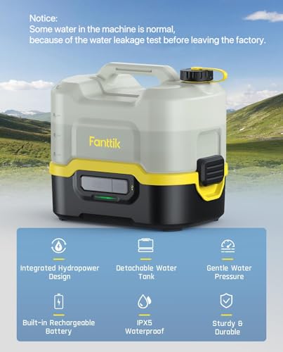 Fanttik NB8 Nano Portable Cordless Electric Sprayer w/2.1Gal Tank & Fanttik G9 Nano Electric Spin Scrubber