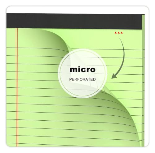 Blocs-notes colorés avec perforation supérieure lot de 4 lignés - 4