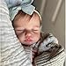Zero Pam Full Silicone Reborn Baby Dolls Girls 20 Inch Sleeping Realistic Baby Dolls Girl, Real Looking Newborn Babies Doll That Look Real, Waterproof Silicone Babys Doll for Girls Toys