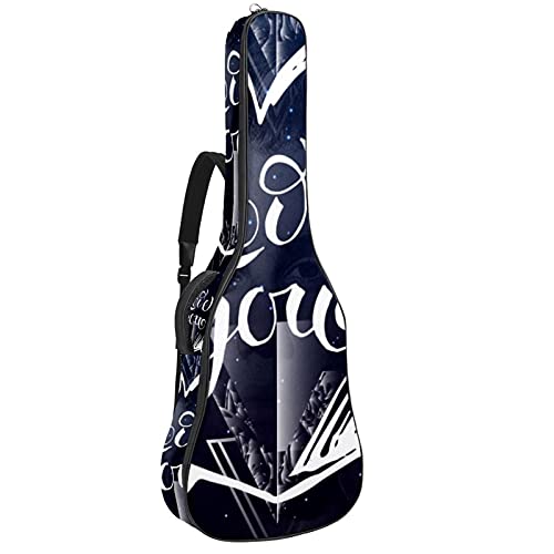 Housse guitare acoustique antichoc avec sac à dos rembourré