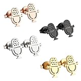 Microphone Earrings for Women - Mic Earrings - Music Jewelry - Musical Notes Earrings (The Mic)