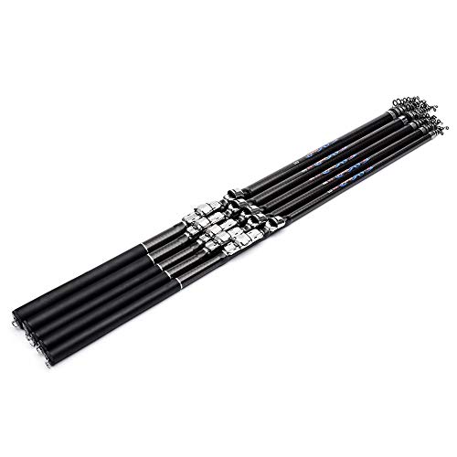 XIANGE100-SHOP Angelrute Combo Teleskop-Kohlenstoff-Angelrute Spinning-Test Power Felsen-Spinnstangen Teleskop-Angelrute… – Bild 4