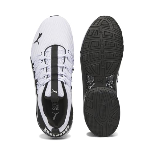 PUMA PUMA Mens Axelion Cross Trainer, Mens White Mens Black, 7