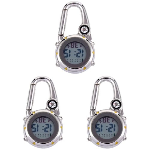 Montre clip en acier inoxydable jaune YARNOW pour escalade